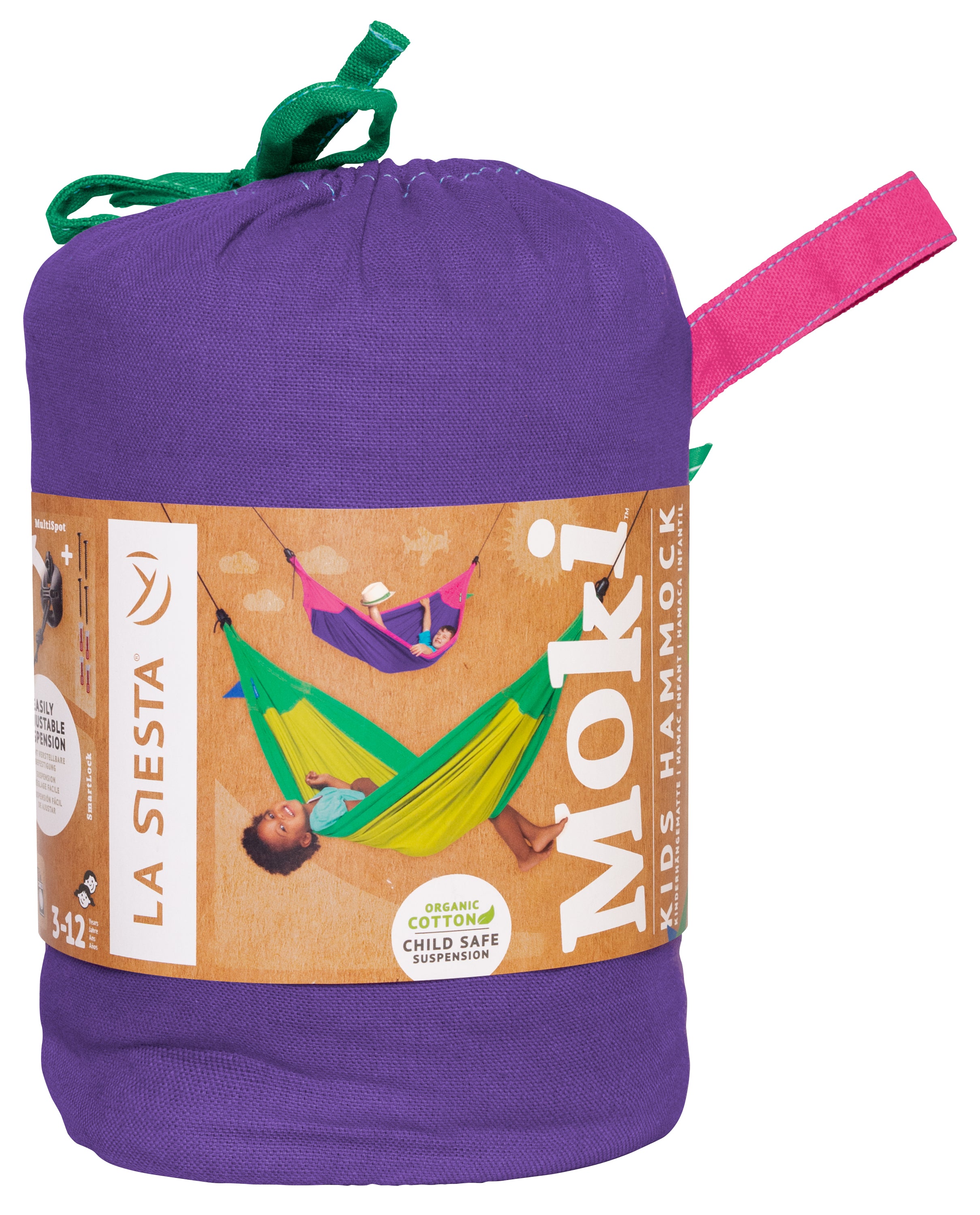 la-siesta-moki-lilly-amaca-imbottita-per-bambini-in-cotone-biologico-lilla-rosa image 6