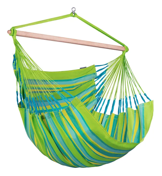 la-siesta-domingo-lime-poltrona-sospesa-kingsize-outdoor image 1