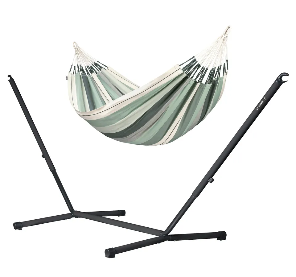 la-siesta-nautico-organic-anthracite-olive-amaca-singola-in-cotone-biologico-con image 1