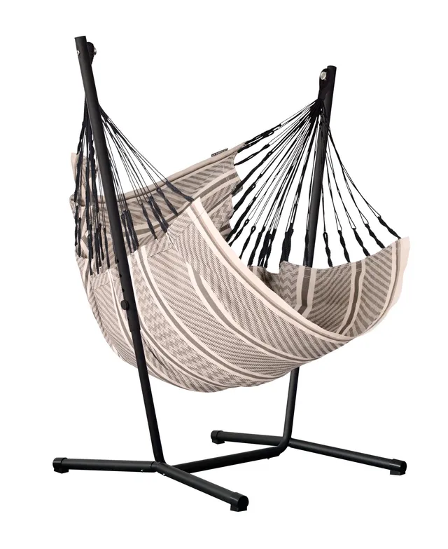 la-siesta-fiji-organic-zebra-poltrona-sospesa-basic-con-supporto image 1