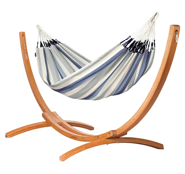 la-siesta-maera-outdoor-sea-salt-set-amaca-king-size-con-supporto image 1