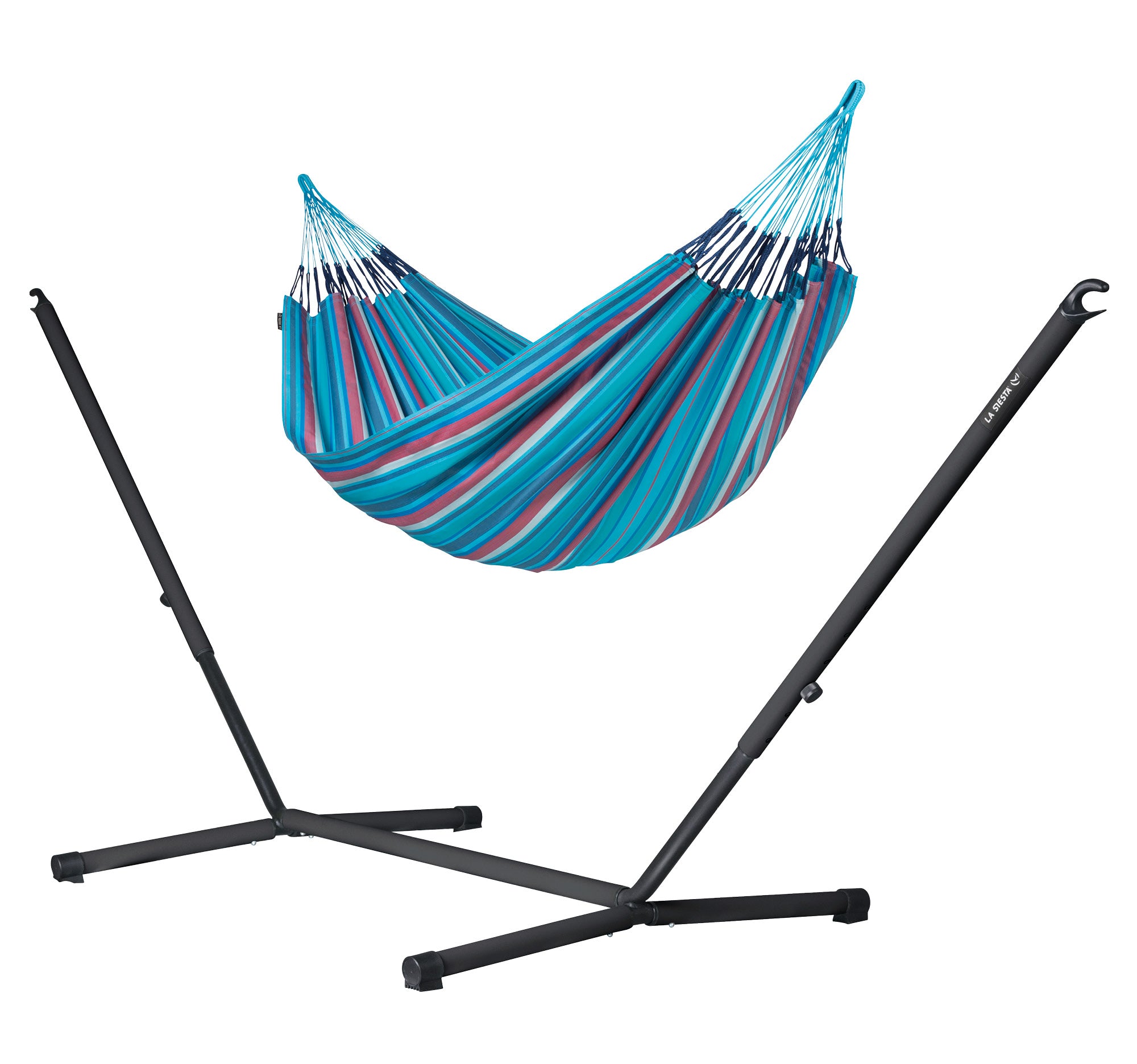 la-siesta-nautico-outdoor-anthracite-wave-amaca-doppia-outdoor-con-supporto-in-a image 1