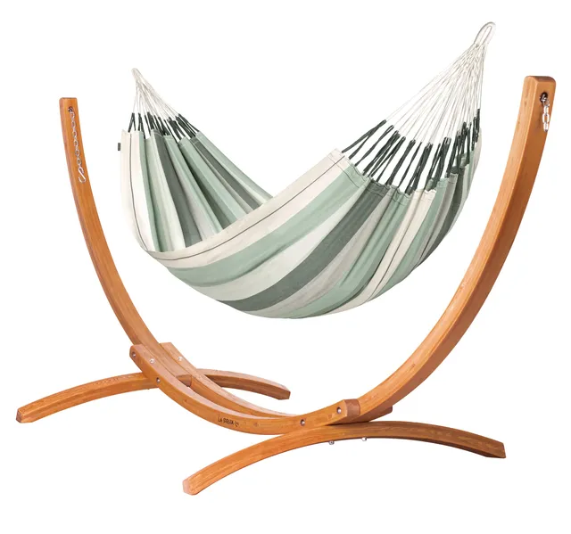 la-siesta-maera-organic-olive-set-amaca-king-cotone-bio-con-supporto-eucalipto-f image 1