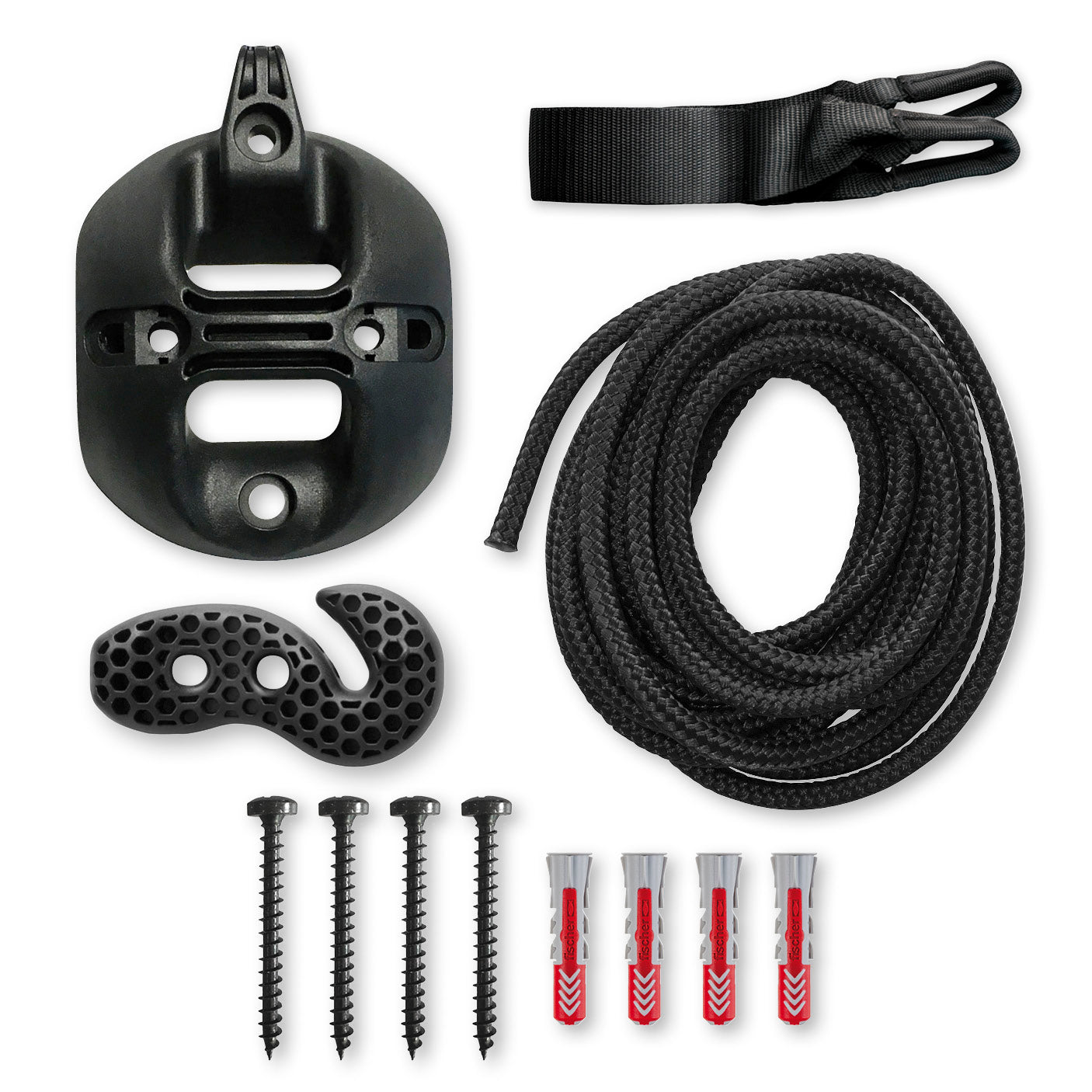la-siesta-flexmount-1point-black-fissaggio-universale-per-poltrona-sospesa-1-pun image 3