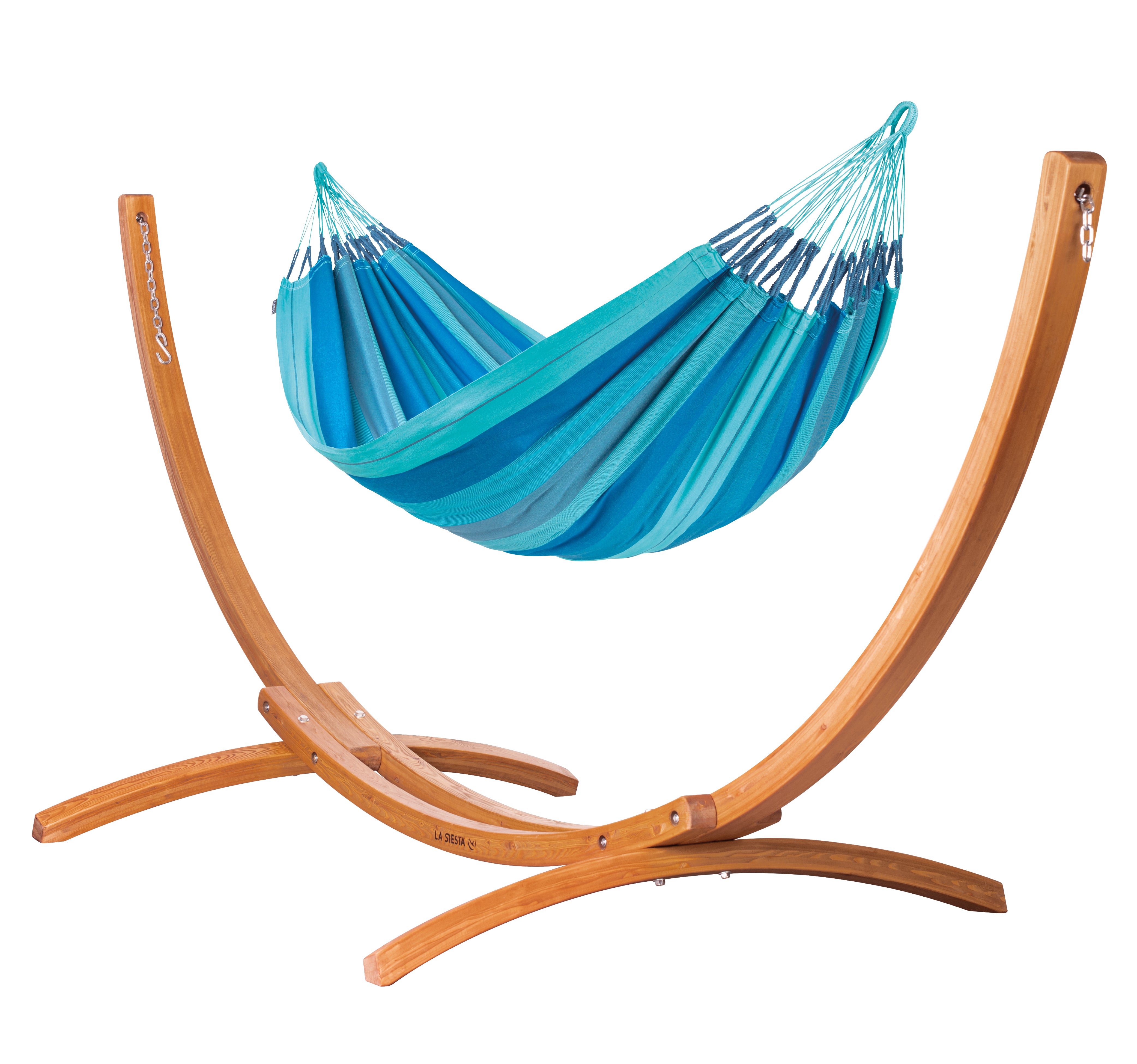 la-siesta-maera-organic-lagoon-amaca-doppia-cotone-bio-con-supporto-eucalipto image 1