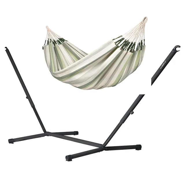 la-siesta-nautico-outdoor-anthracite-cedar-amaca-king-outdoor-con-supporto-in-ac image 1
