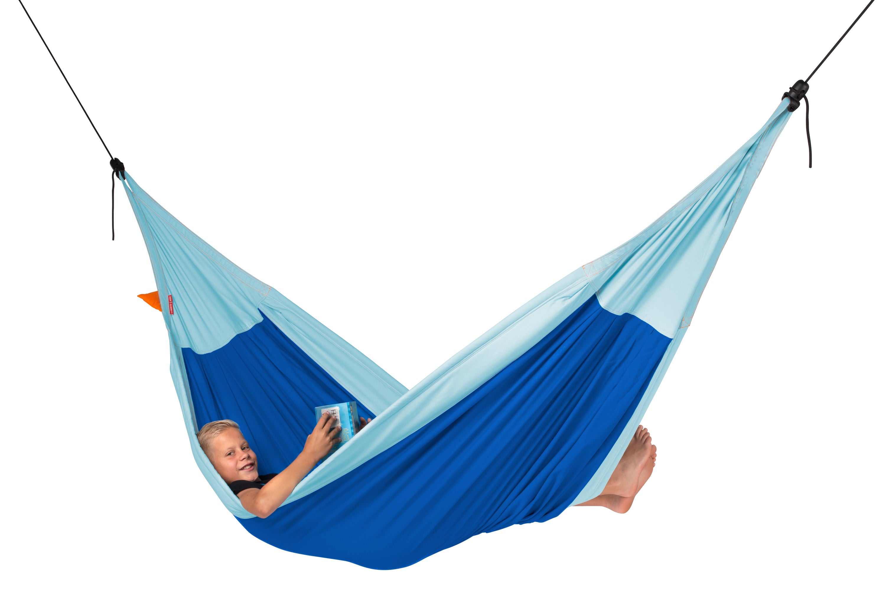 la-siesta-moki-dolphy-amaca-doppia-imbottita-in-cotone-biologico-blu-turchese image 2