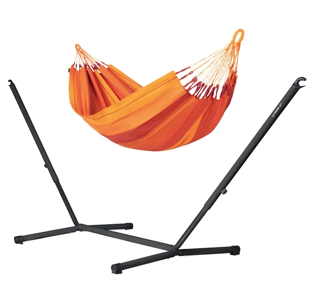 la-siesta-nautico-organic-anthracite-volcano-amaca-doppia-bio-con-supporto-accia image 1