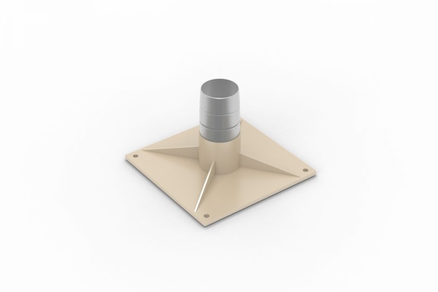 poggesi-velum-base-in-ferro-25x25-cm-per-ombrellone image 1