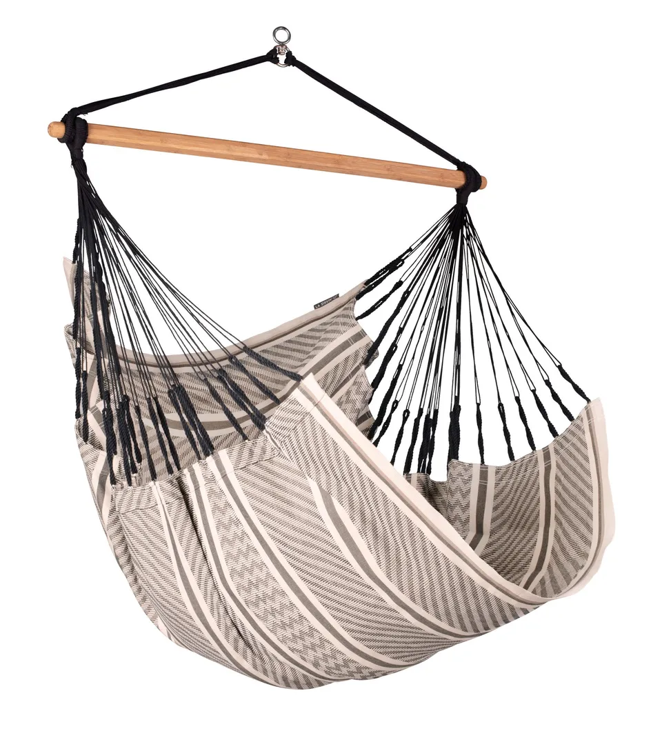 la-siesta-habana-zebra-poltrona-sospesa-basic-in-cotone-biologico image 1