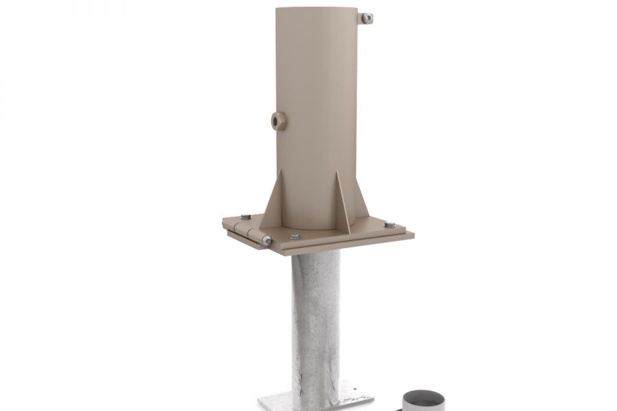 poggesi-tubo-interrato-con-supporto-inclinabile-pandum image 1