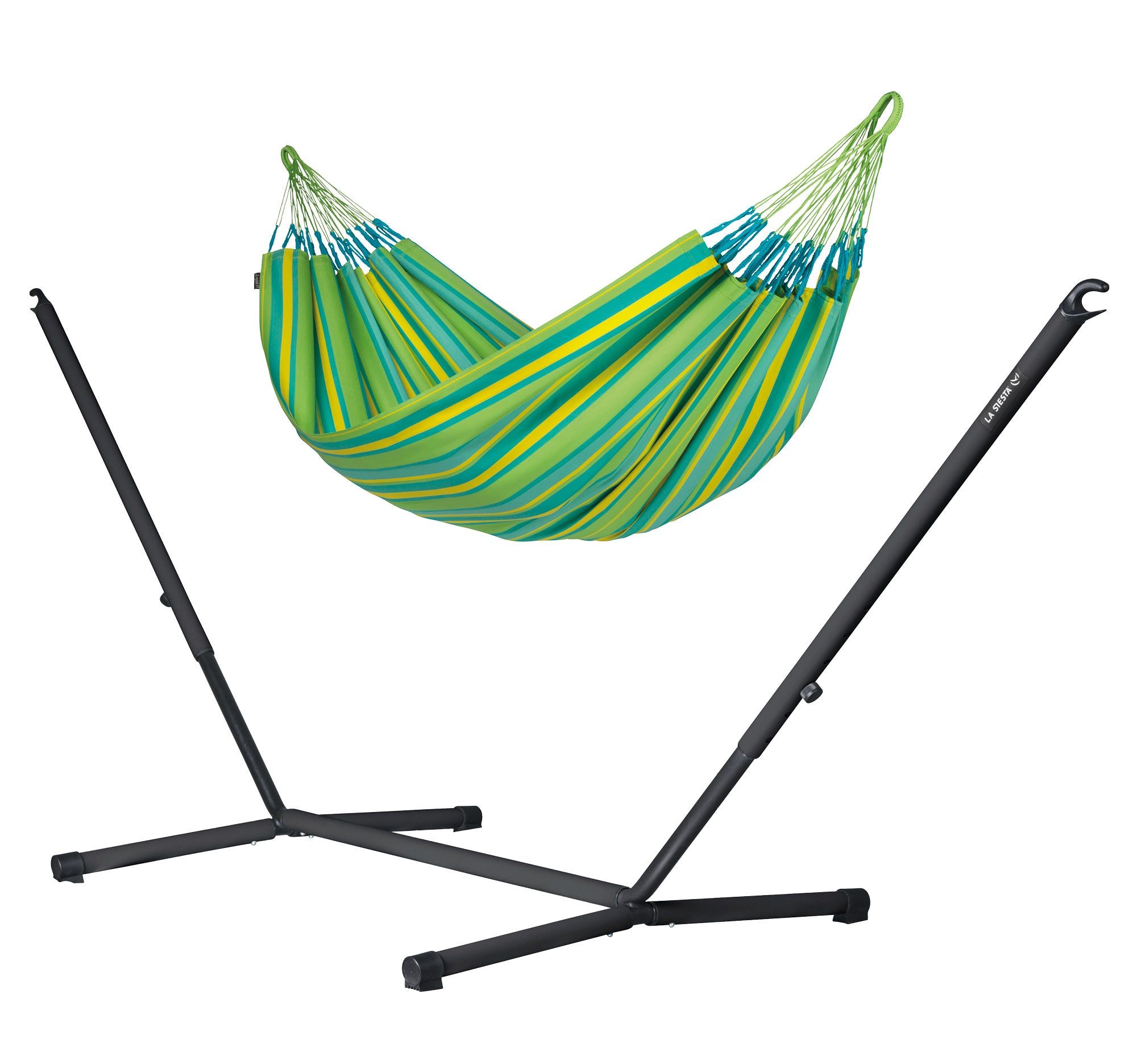 la-siesta-nautico-outdoor-amaca-doppia-outdoor-con-supporto-acciaio-anthracite-l image 1