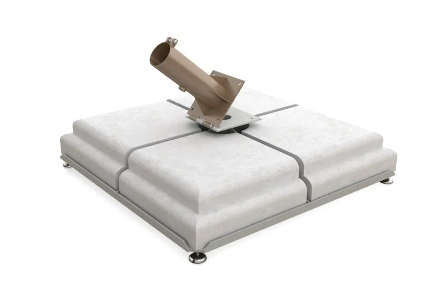 poggesi-base-90-90-cm-con-4-pesi-in-cemento-e-supporto-inclinabile-alae image 1