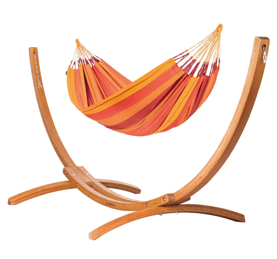 la-siesta-maera-organic-volcano-amaca-doppia-in-cotone-biologico-con-supporto-in image 1