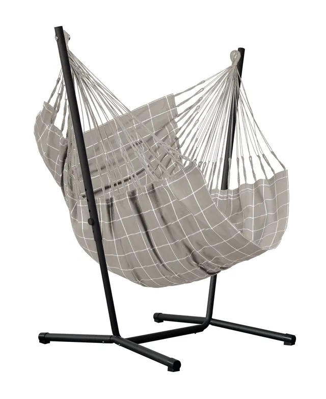 la-siesta-fiji-outdoor-almond-poltrona-sospesa-comfort-size-outdoor-con-supporto image 1
