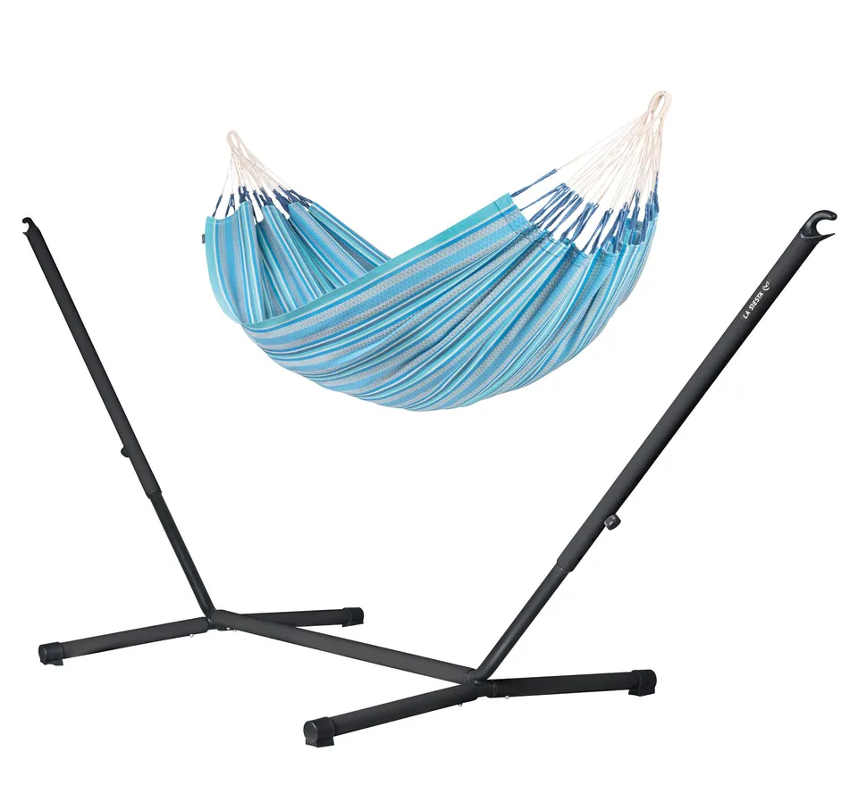 la-siesta-nautico-organic-anthracite-azure-amaca-king-in-cotone-biologico-con-su image 1