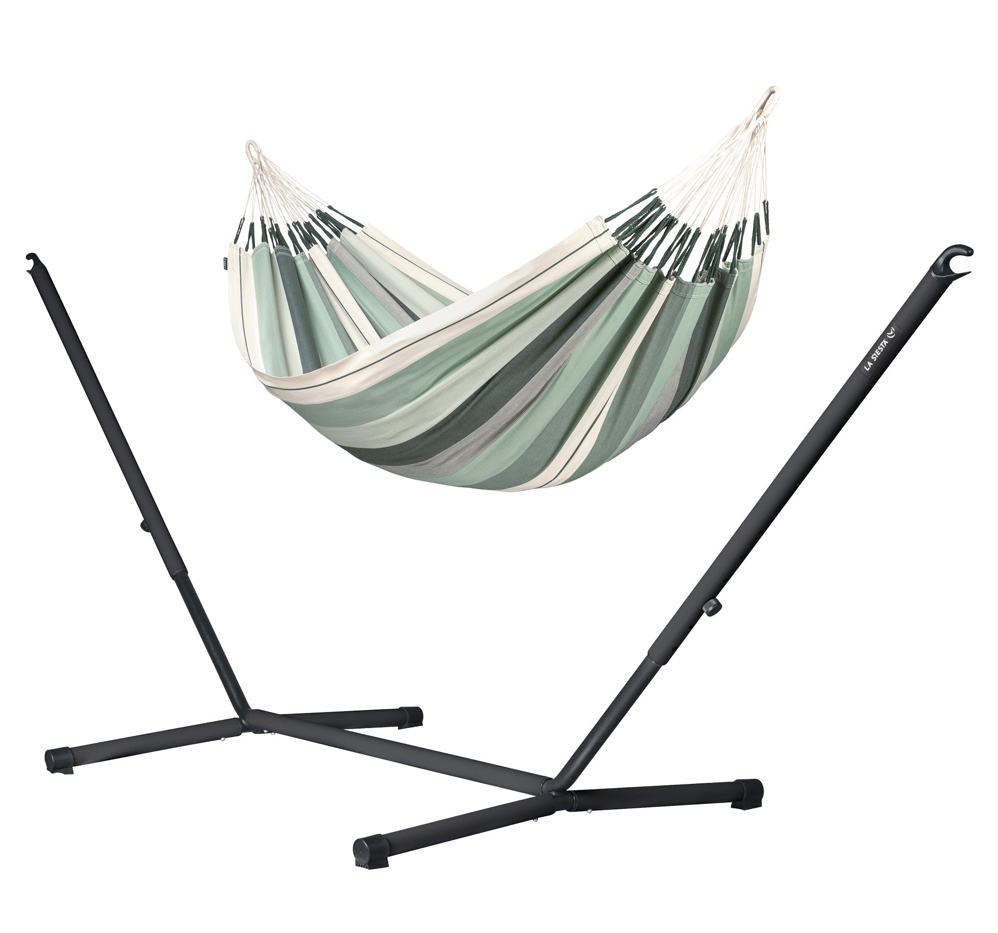 la-siesta-nautico-organic-anthracite-olive-amaca-doppia-in-cotone-biologico-con- image 1