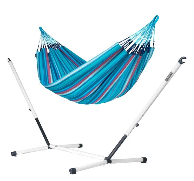 la-siesta-nautico-outdoor-wave-amaca-doppia-outdoor-con-supporto-in-acciaio-zinc image 1
