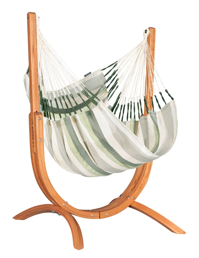la-siesta-udine-outdoor-cedar-set-poltrona-sospesa-outdoor-con-supporto-eucalipt image 1