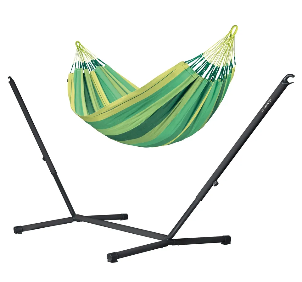 la-siesta-nautico-organic-anthracite-jungle-amaca-singola-bio-con-supporto-accia image 1