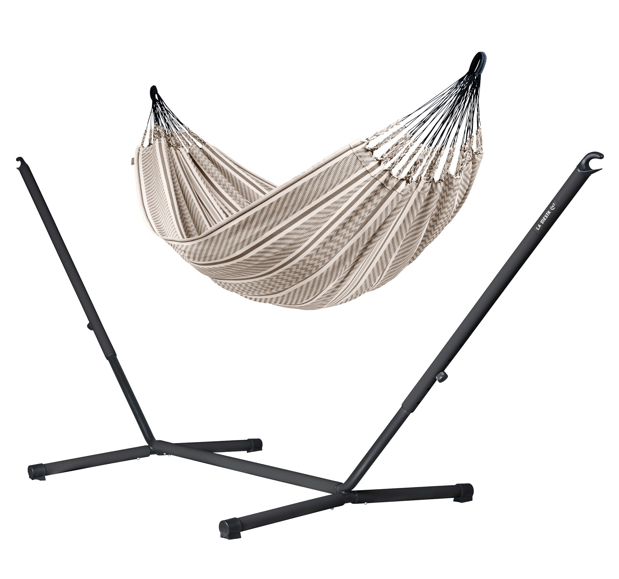 la-siesta-nautico-colombia-anthracite-zebra-amaca-king-con-supporto-acciaio image 1