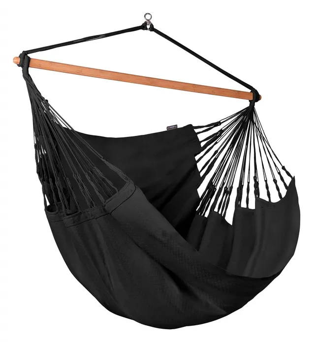 la-siesta-habana-onyx-poltrona-sospesa-kingsize-in-cotone-biologico image 1