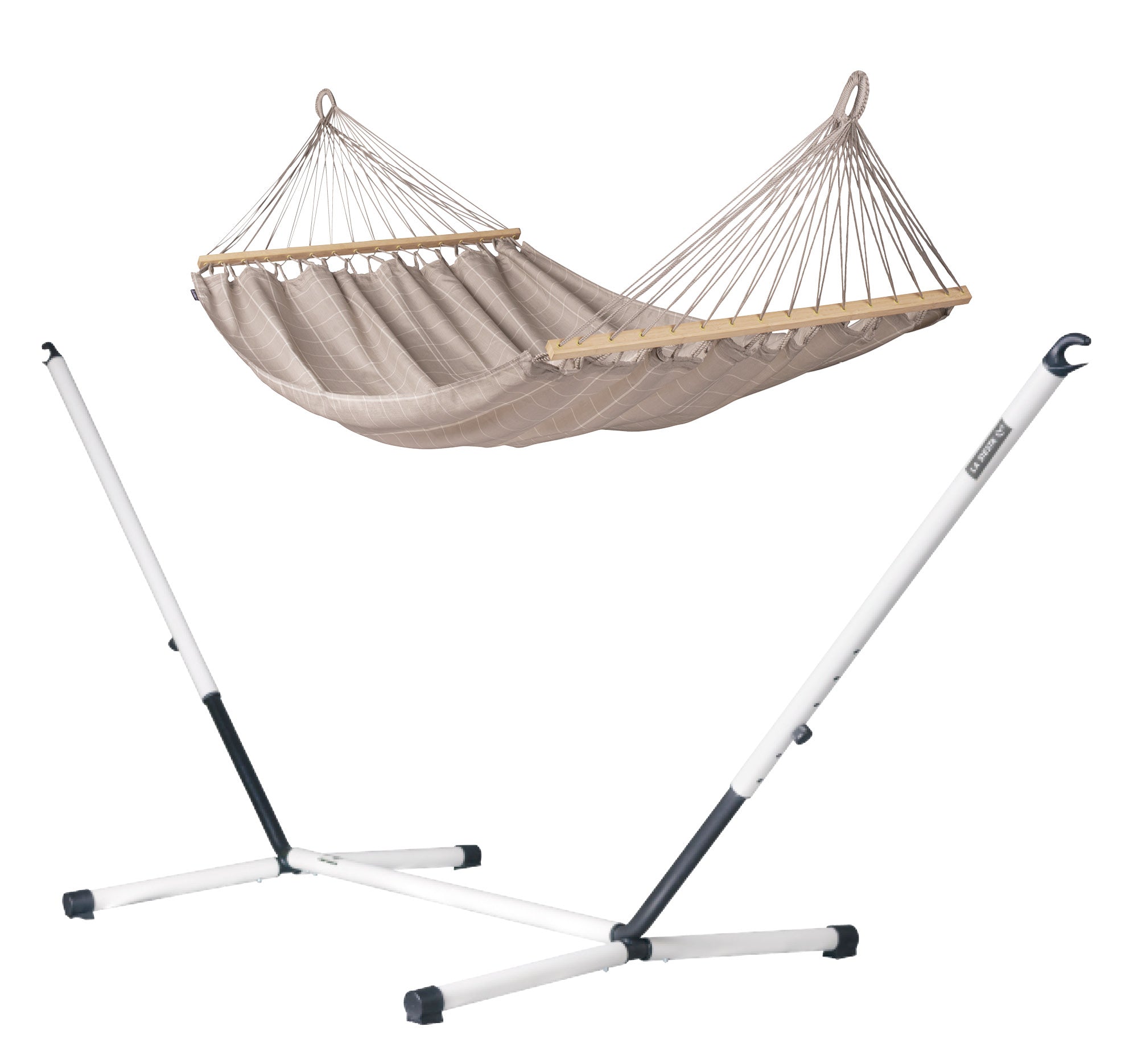 la-siesta-nautico-outdoor-r-set-amaca-a-bastone-supporto-acciaio-zincato image 5