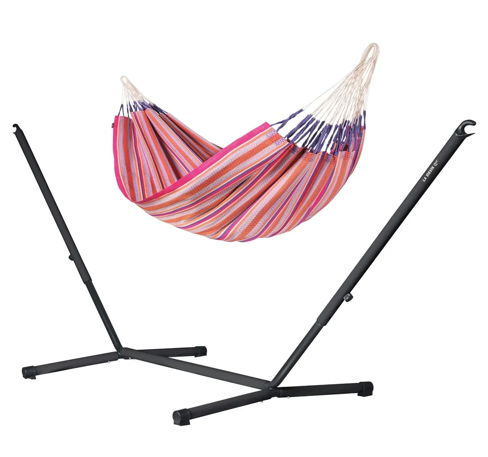 la-siesta-nautico-organic-anthracite-flamingo-amaca-doppia-bio-con-supporto-acci image 1