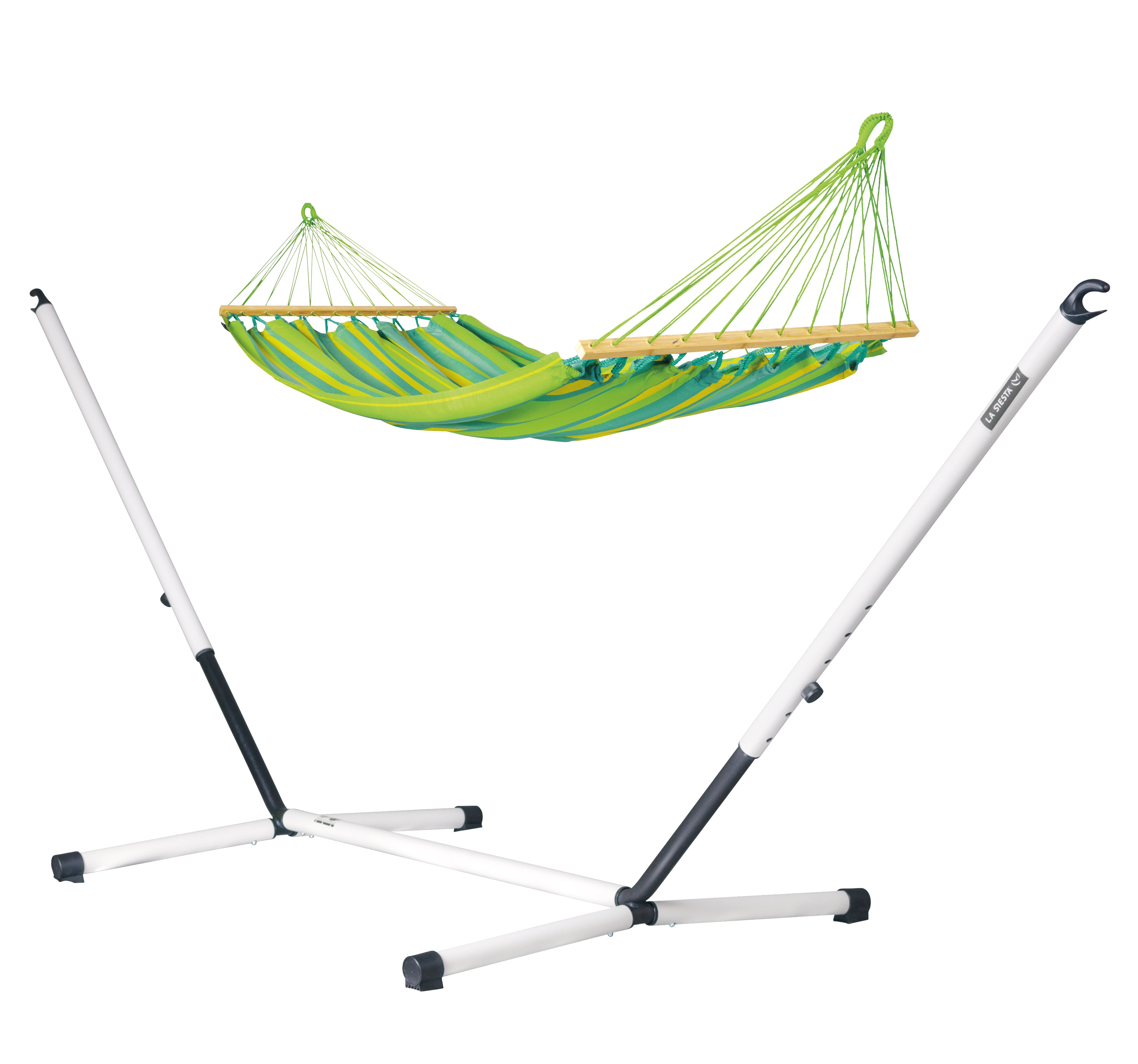 la-siesta-nautico-outdoor-r-set-amaca-a-bastone-supporto-acciaio-zincato image 8