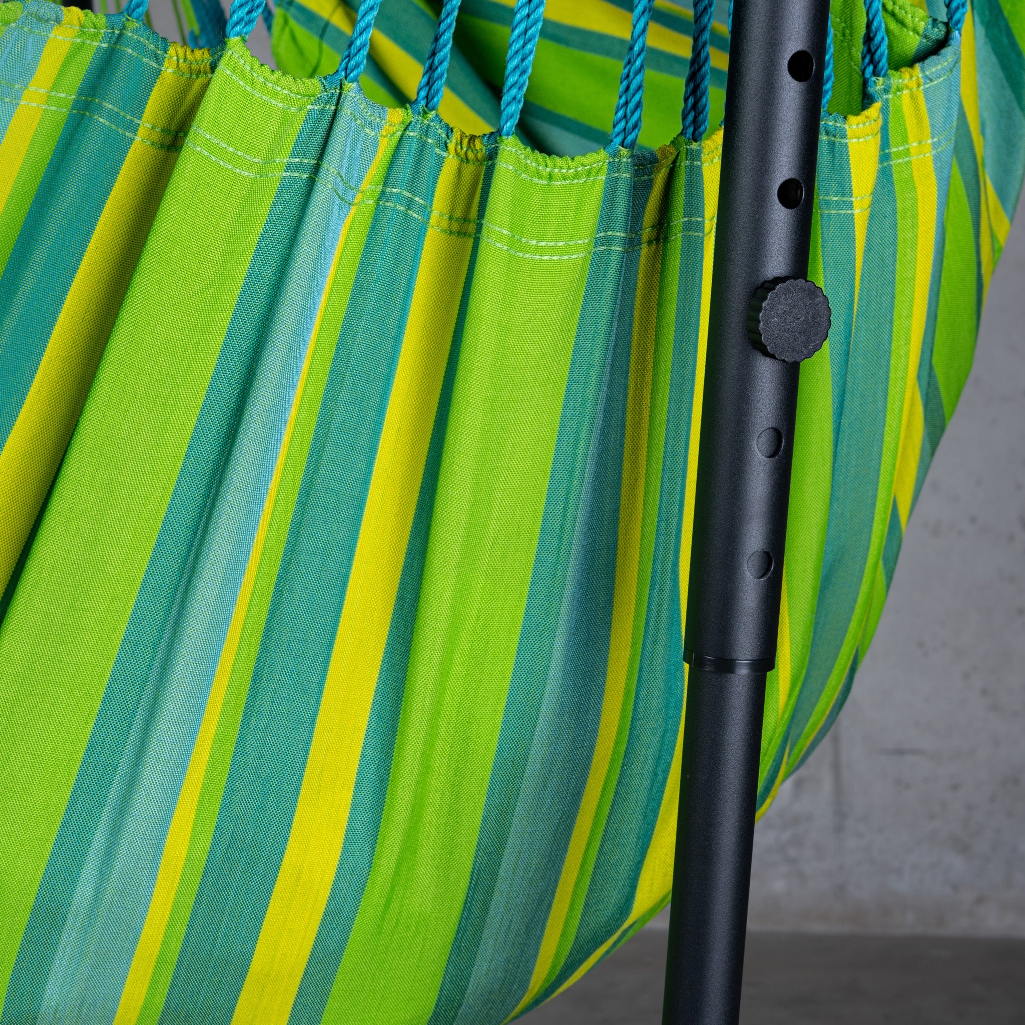 la-siesta-fiji-outdoor-lime-poltrona-sospesa-basic-outdoor-con-supporto-in-accia image 3