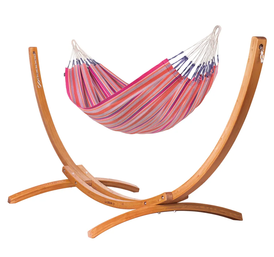 la-siesta-maera-colombia-flamingo-amaca-doppia-in-cotone-biologico-con-supporto- image 1