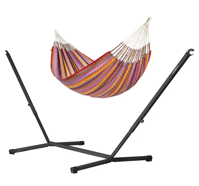 la-siesta-nautico-colombia-anthracite-flowers-set-amaca-doppia-cotone-bio-suppor image 1
